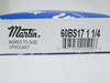 Martin 60BS17-1-1/4; Sprocket #60; 17 Teeth; 1-1/4"ID