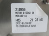 Baader 210855; AC Motor; SS; 0.55Kw; 480V; 1750RPM; 3PH; 60Hz