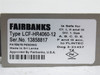 Fairbanks LCF-HR4060-12; Beam Load Cell; 1000LB