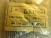 MFG- 29 SJ 330; LOT-500; Resistor; 5K6 Ohm