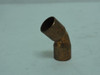 Nibco U606 1/4; Lot-2; Wrot Copper Elbow; 45Deg; Size: 1/4"