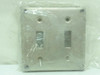 Steel City RS-5; Receptacle Cover; 2-Toggle/Gang; 4"