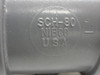 Nibco 801-015; PVC Socket Tee; SCH-80; 1-1/2" NPS