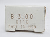 Square D B3.00; Thermal Overload Unit; Series: B
