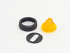 Square D 9001A8; Amber Illuminated Short Handle; Size: 30mm