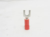 Panduit PV18-8F-CY; Lot-80 Fork Terminals; 22- 16AWG; #8 Stud