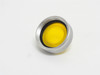 Square D 9001Y6; Domed Yellow Glass Pilot Light Lens; 30mm