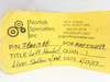 Norfolk IBM019BB; Liver Slasher Shaft W/Nut; SS; 15-1/2" Long