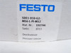 Festo SDE1-D10-G2-MS6-L-PI-M12; Pressure Sensor 192766; 10BAR