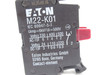 Eaton M22-K01; Contact Block; 22.5mm; 6A; 120VAC; SPST; 1NC