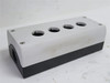 Moeller M22-I4; Pushbutton Enclosure; 4-Way; Grey RAL7035