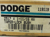 Dodge 2517 X 1-11/16; Taper Lock Bushing; 1-11/16"ID STK# 119119