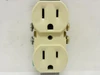 Levitron 5320-ICP; Lot-3; Duplex Receptacle; 15A; 125V; Ivory