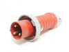 Leviton 360P7W; Pin/Sleeve Plug; 60A; 480VAC; 1PH; 2P; 3-Wire