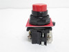 Cutler-Hammer 10250T31R-POP; Red Push Button W/Legend Plate
