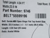 Intralox 9746; Series 800  Belt; 4ft L 23.9"W