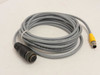 TURCK U-25669; Molded Cordset; Hybrid; 18' Long