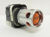Allen-Bradley 800T-PA16A; Momentary Contact Push Button; Amber