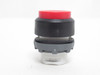 ABB 1SFA611102R1001; Red Push Button Head; 22mm; Momentary