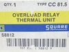 Square D CC 81.5; Thermal Overload Unit; Series: CC
