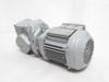 SEW SF37 DR63L2; AC Gear Motor; 10.91:1 Ratio; 0.37kW; 480V