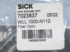 Sick WLL 1000-N112; Fiber Optic Prox Switch 7023837; 10-30VDC