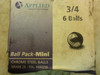 Applied Industrial Tech 3/4 6 Balls ; Lot-6 Chrome Steel Balls