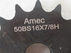 Amec 50BS16X7/8H; Sprocket #50;  7/8"ID 16Teeth