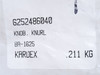 Baader 6252486040; Knurl Knob; SS;  M1 x 1.5 Shank Threads