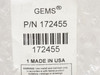 Gems 172455; Level Switch W/Float; SS; 20A; 120-240VAC