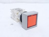 Multivac 19186241124; Illuminated Red Pushbutton; 3A; 250VAC