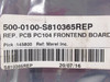 Marel 500-0100-S81036REP; Front End Board; REP PCB PC104