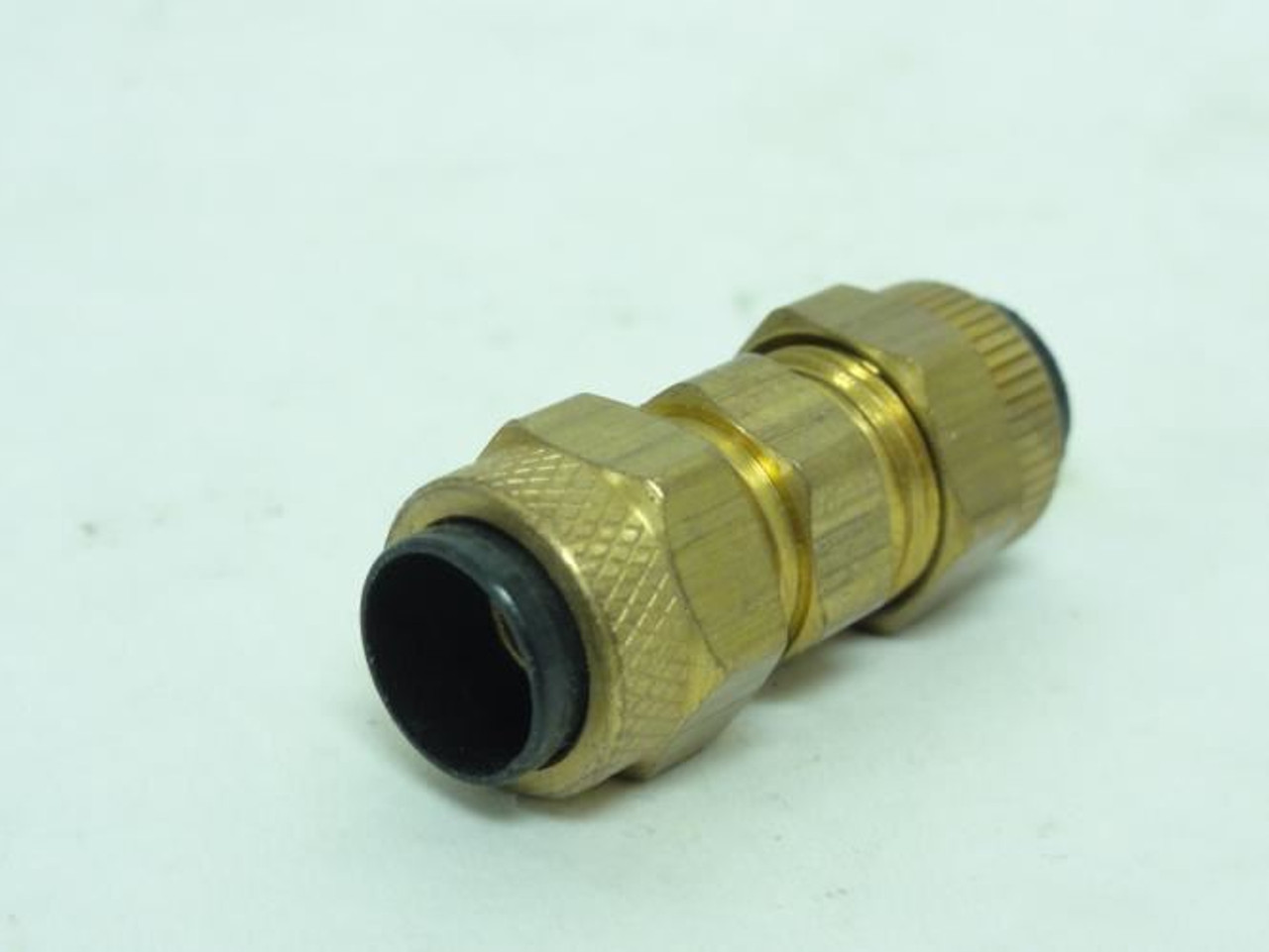 Parker 62P-6, Compression Connector, 3/8" Tube, Brass