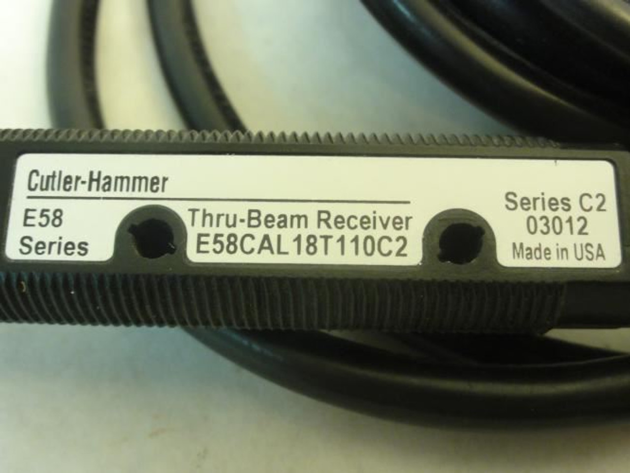 Cutler-Hammer E58CAL18T110C2, Photoelectric Sensor, 10-30VDC