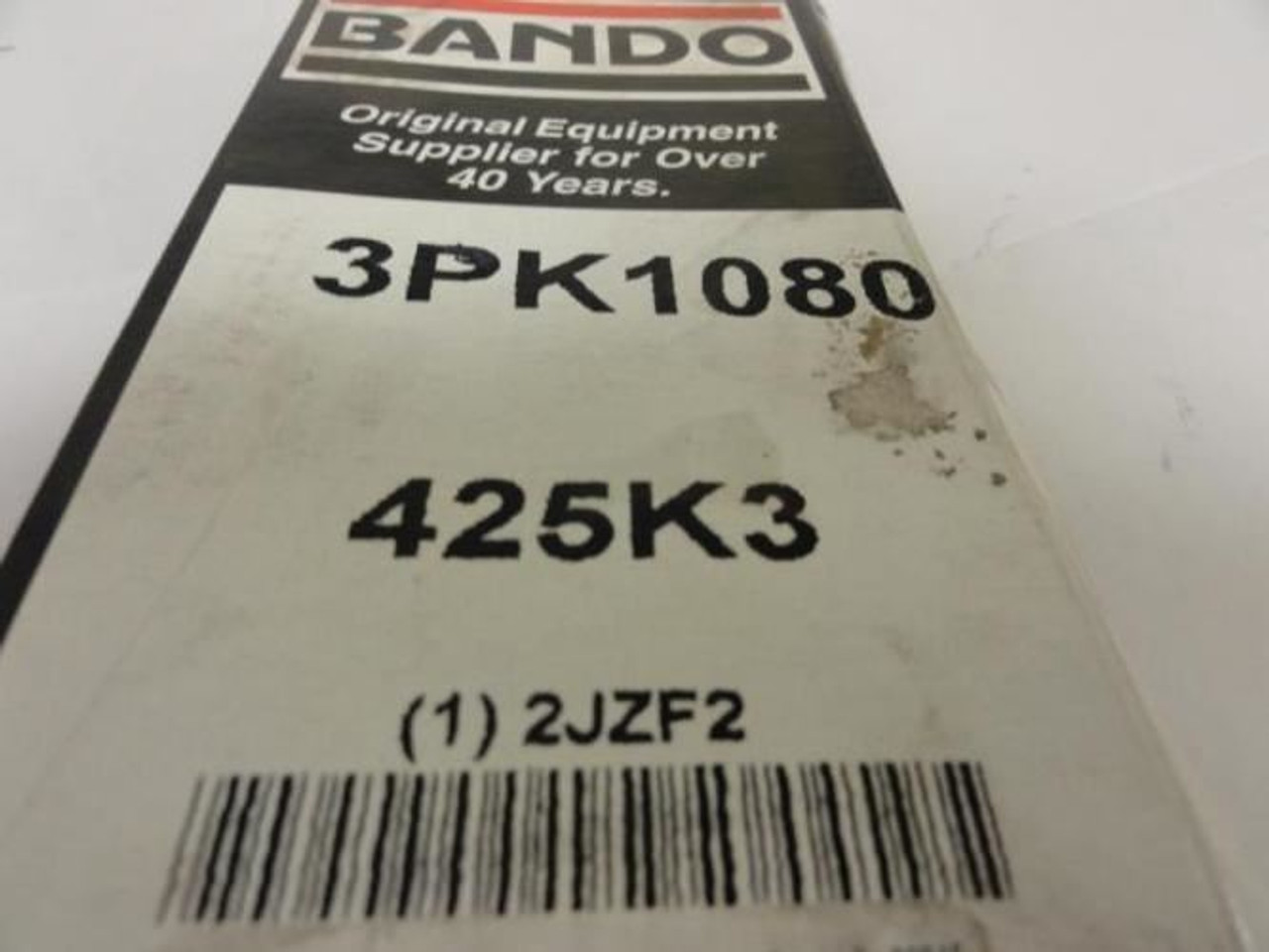 Bando 3PK1080; Serpentine Belt 425K3 ; 3 -ribs 42.5"L; 2JZF2