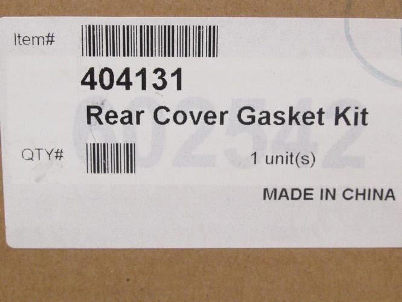 MFG- 404131; Rear Cover Gasket Kit