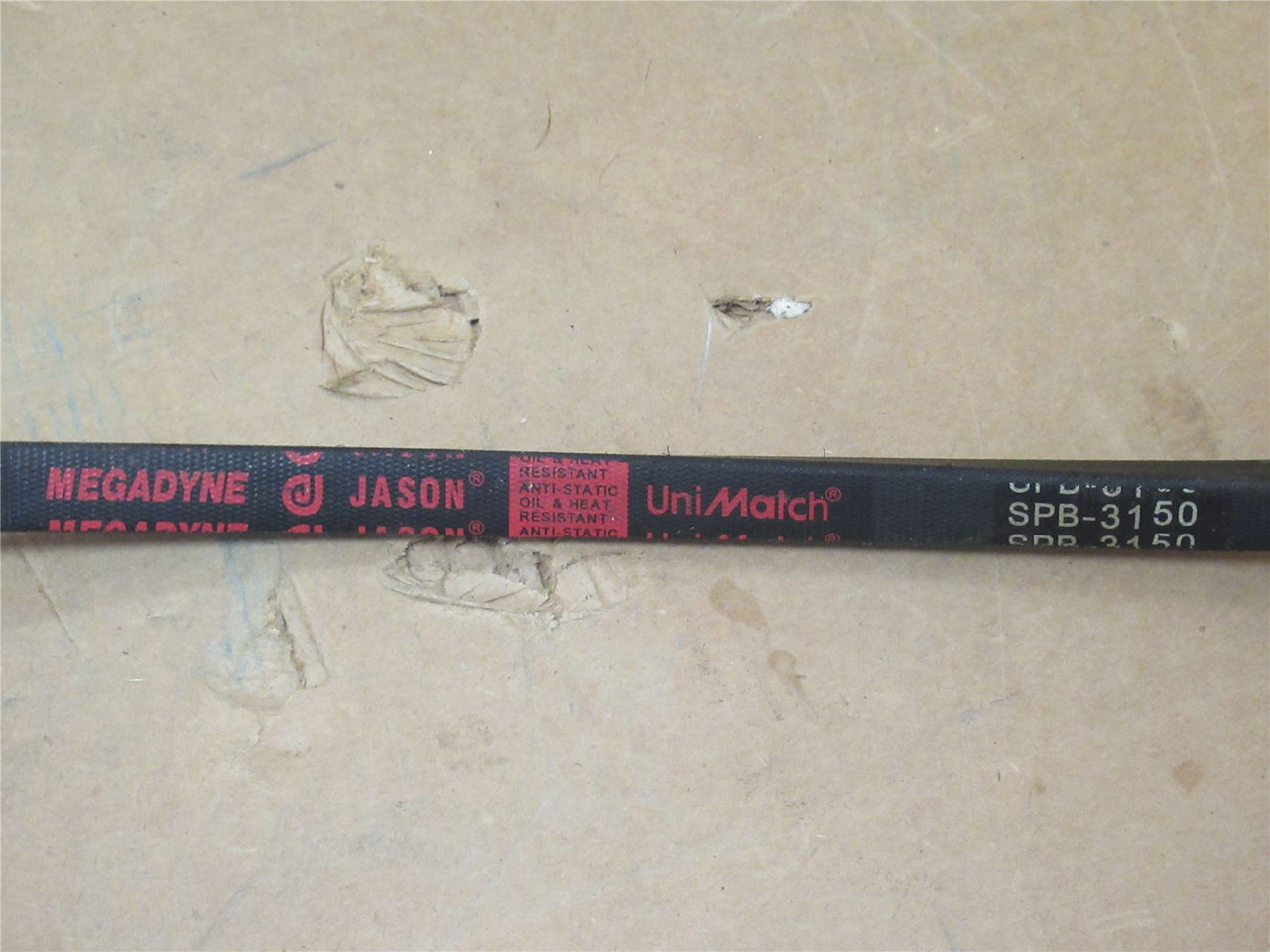 Jason SPB-3150; Metric V-Belt; 3150mm Long; 16.3mm Top Width