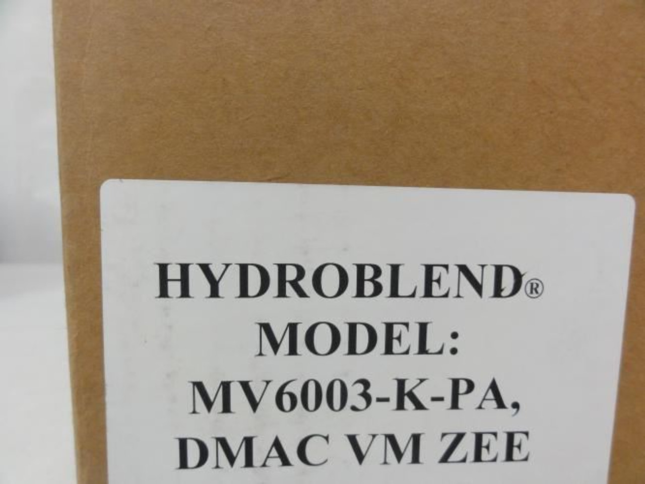 HydroBlend MV6003-K-PA; Water Powered Proportioning Pump