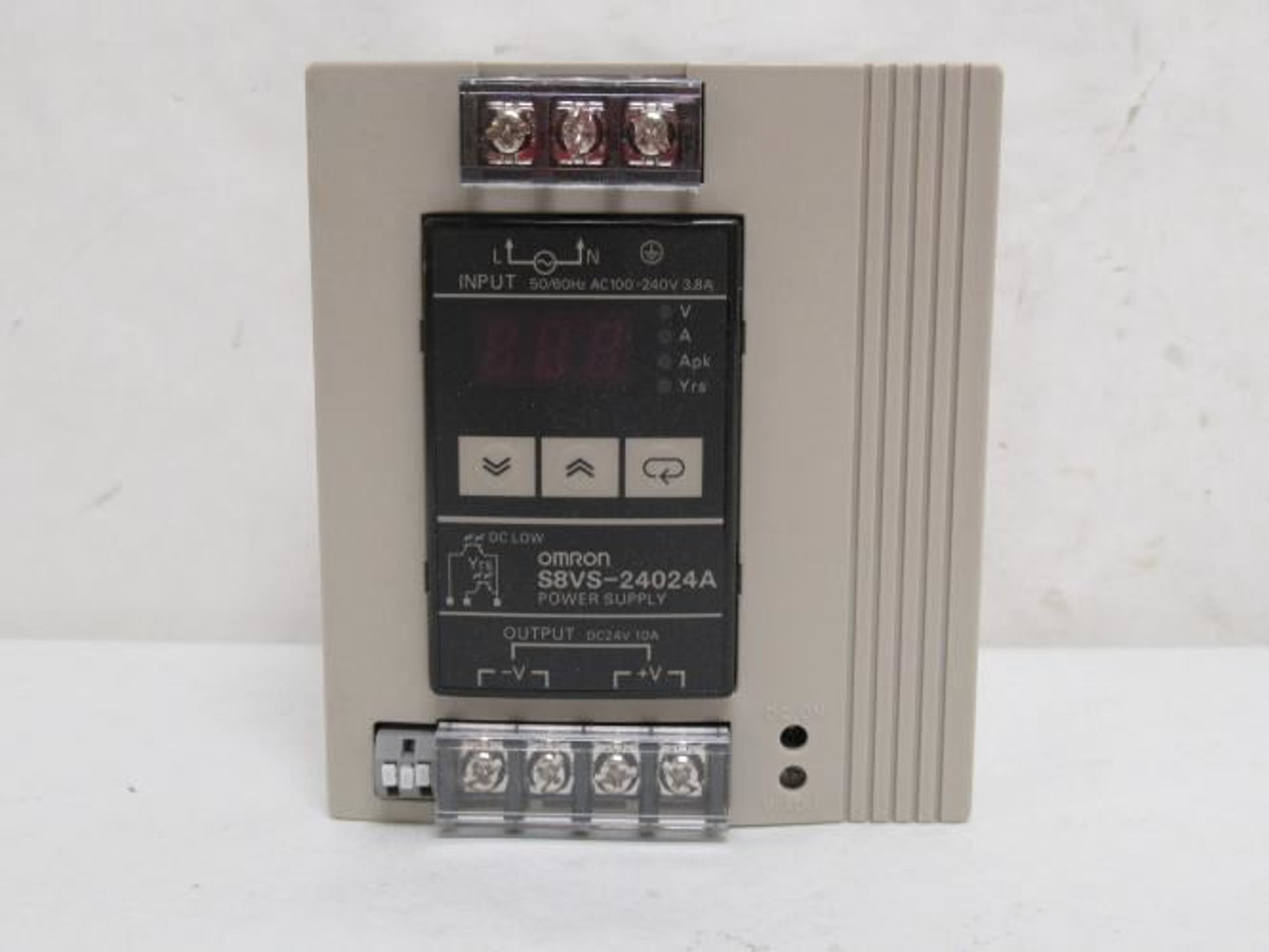 Omron S8VS-24024A; Power Supply; 100-240VAC In; 24VDC Out