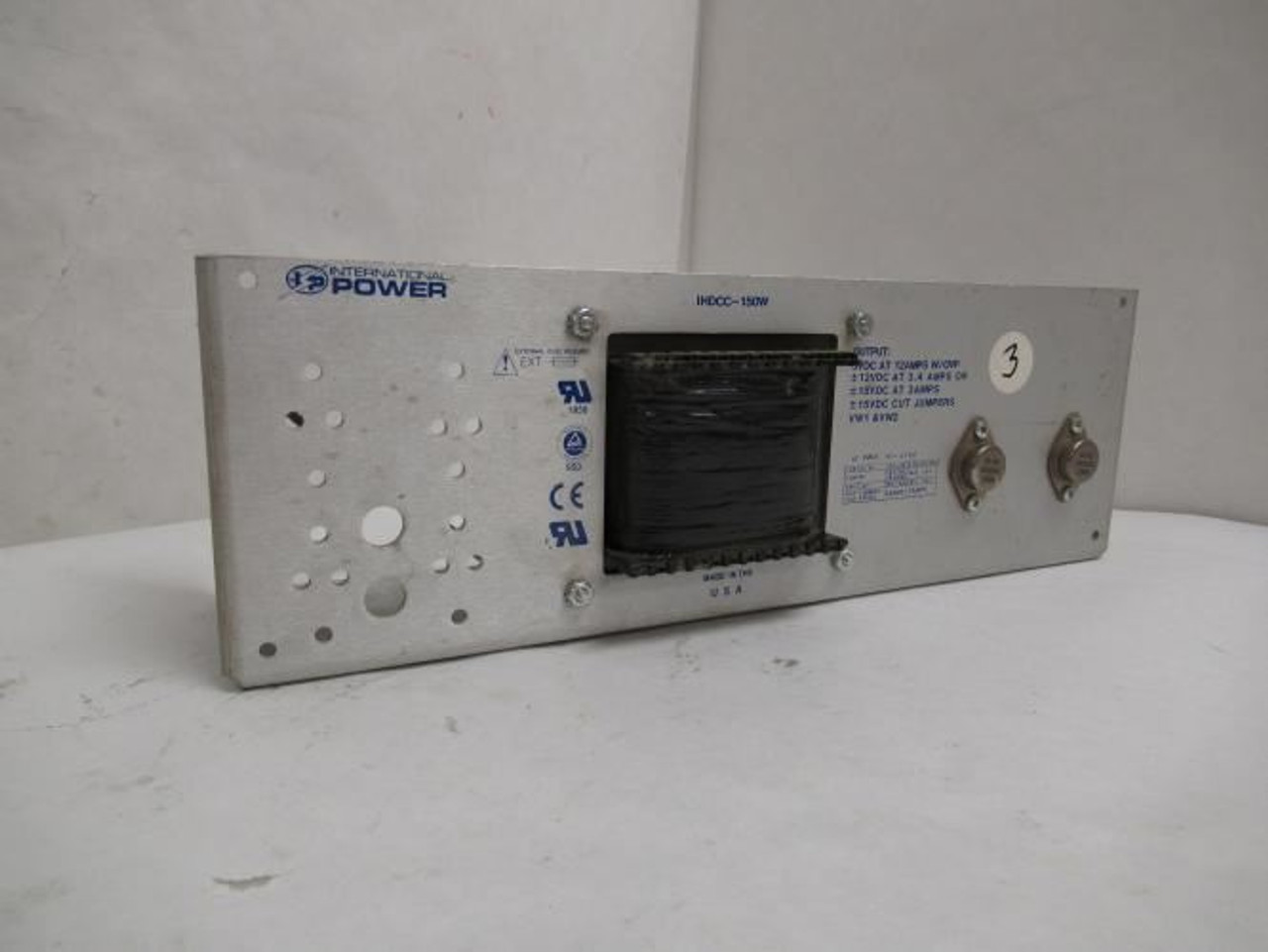 IP IHDCC-150W; Linear Power Supply; 47-63VAC In; 5VDC@12A Out