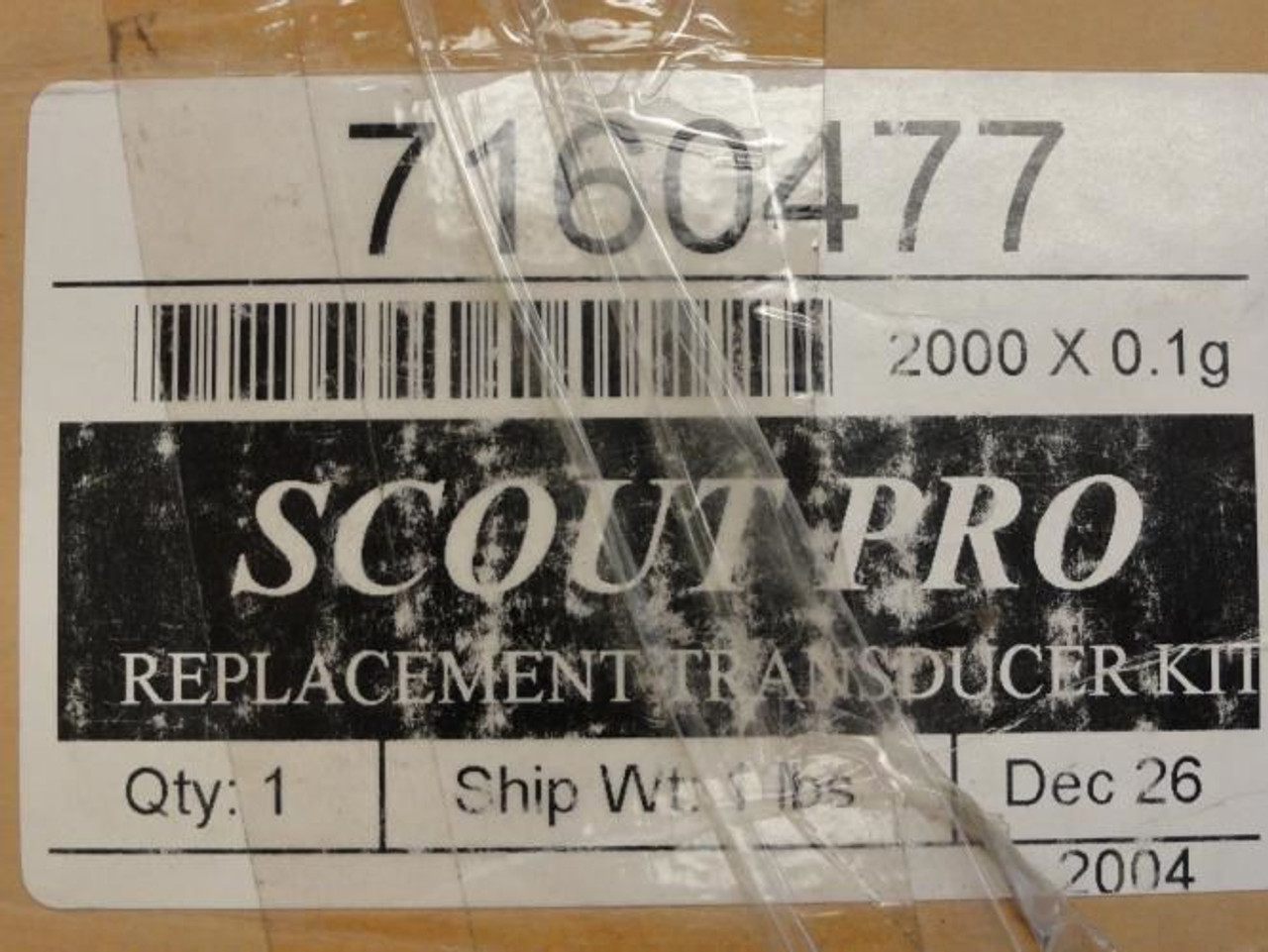 Scout Pro 7160477; Replacement Transducer Kit