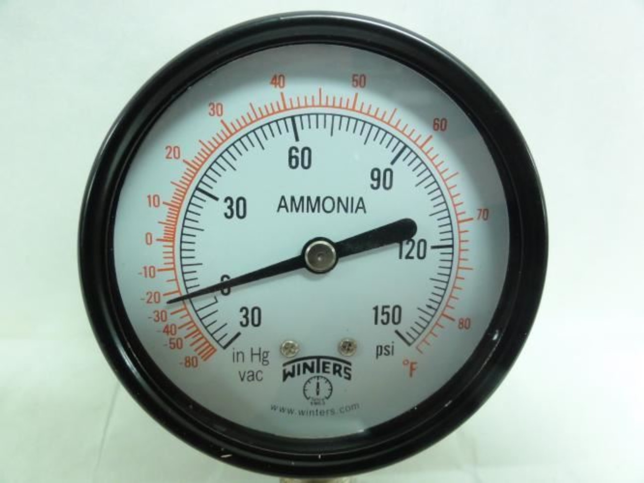 Winters PAM1699; Pressure Gauge; 2-1/2" Dial; 30"-0-150psi
