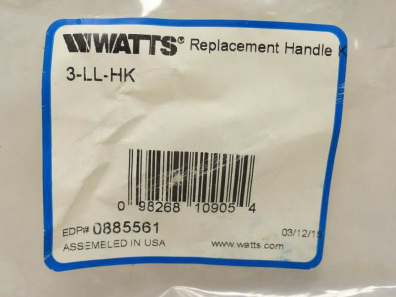 Watts 3-LL-HK; Lever Handle Kit