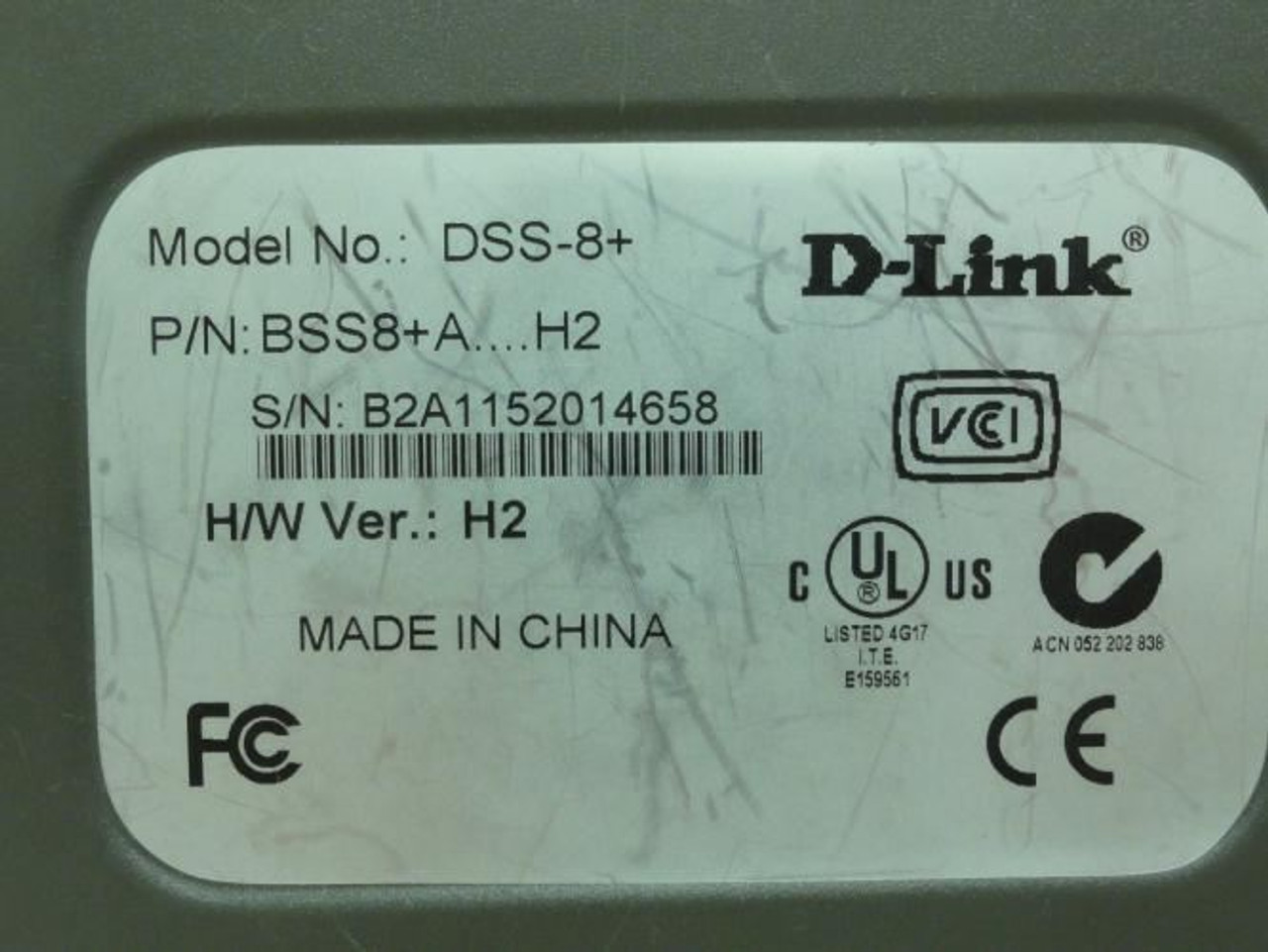 D-Link DSS-8+; Fast Ethernet Switch; 8-Port 10_100