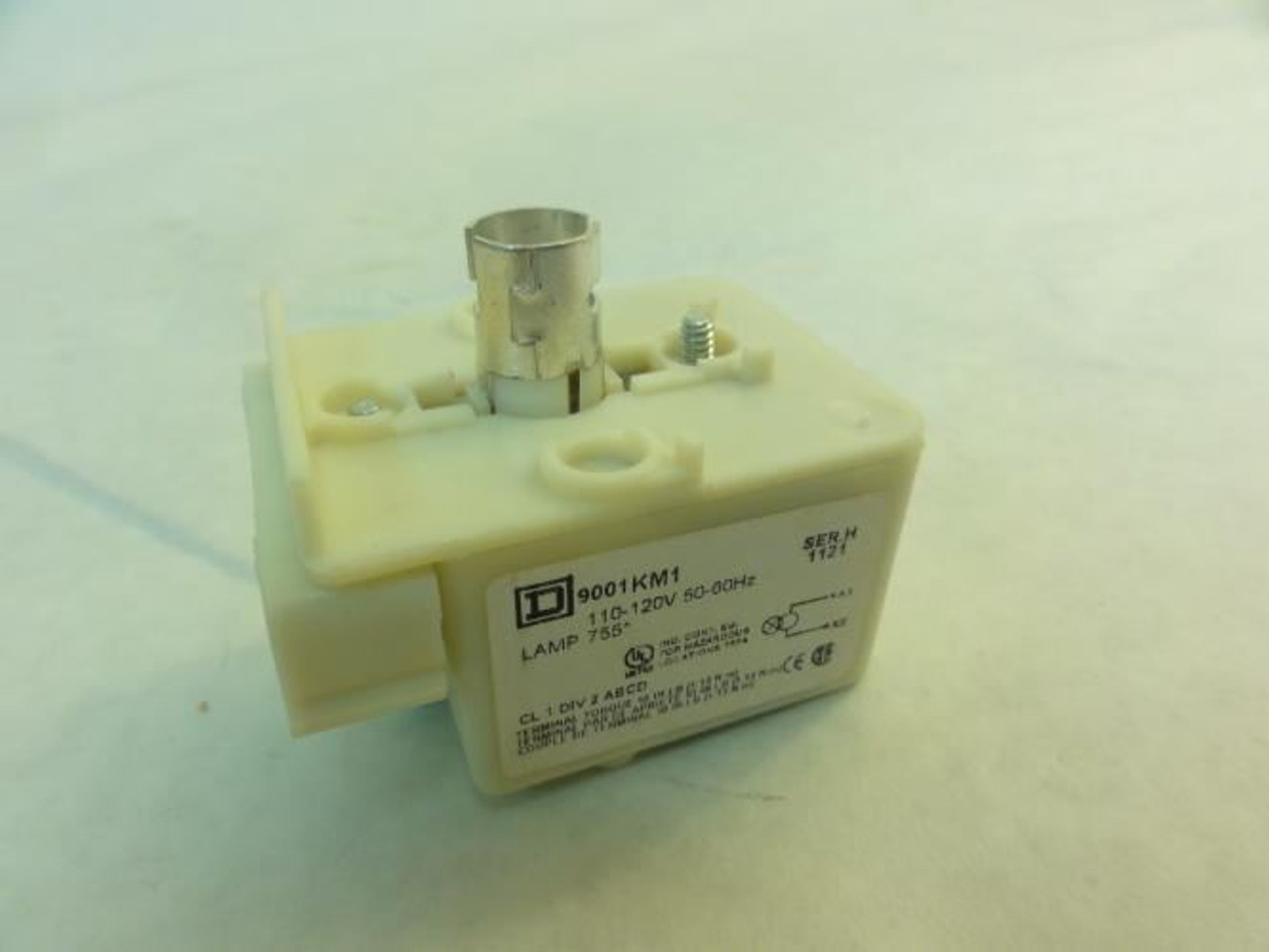 Square D 9001KM1; Light Module; No Bulb; 110-120V