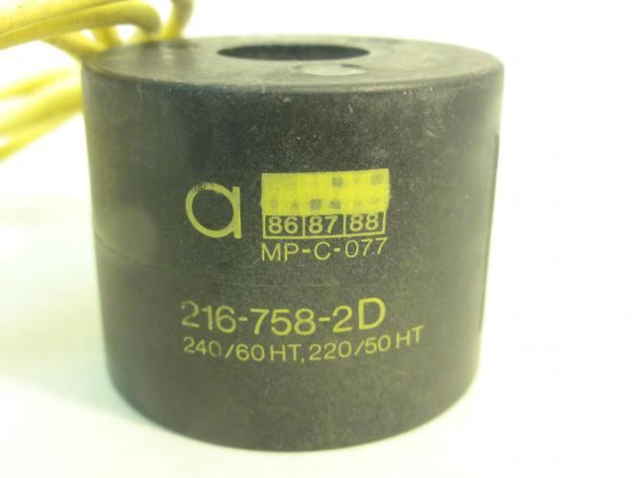 Asco 216-758-2D; Solenoid Coil; 220/240V