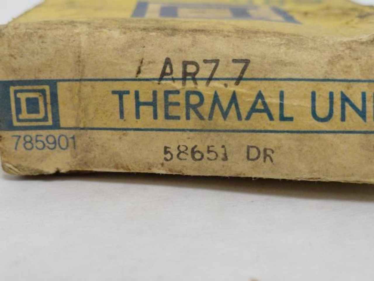 Square D AR7.7; Overload Thermal Unit; Ser: AR