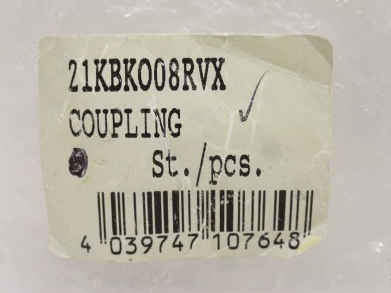 Edelstahl 21KBKO08RVX; Quick Coupling Double Shut-Off; SS; 5mm