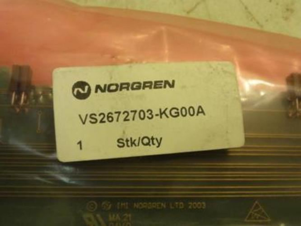 Norgren VS2672703-KG00A; Solenoid Valve Control Board