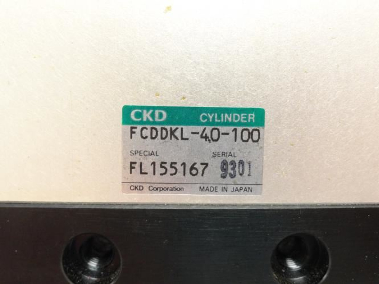 CKD FCDDKKL-40-100; Slide Box Cylinder 40mm Bore; 100mm Stroke